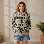 Damaris | Unisex Oversized Fleece Hoodie with Kangaroo Pocket - Casual Pullover Sweatshirt