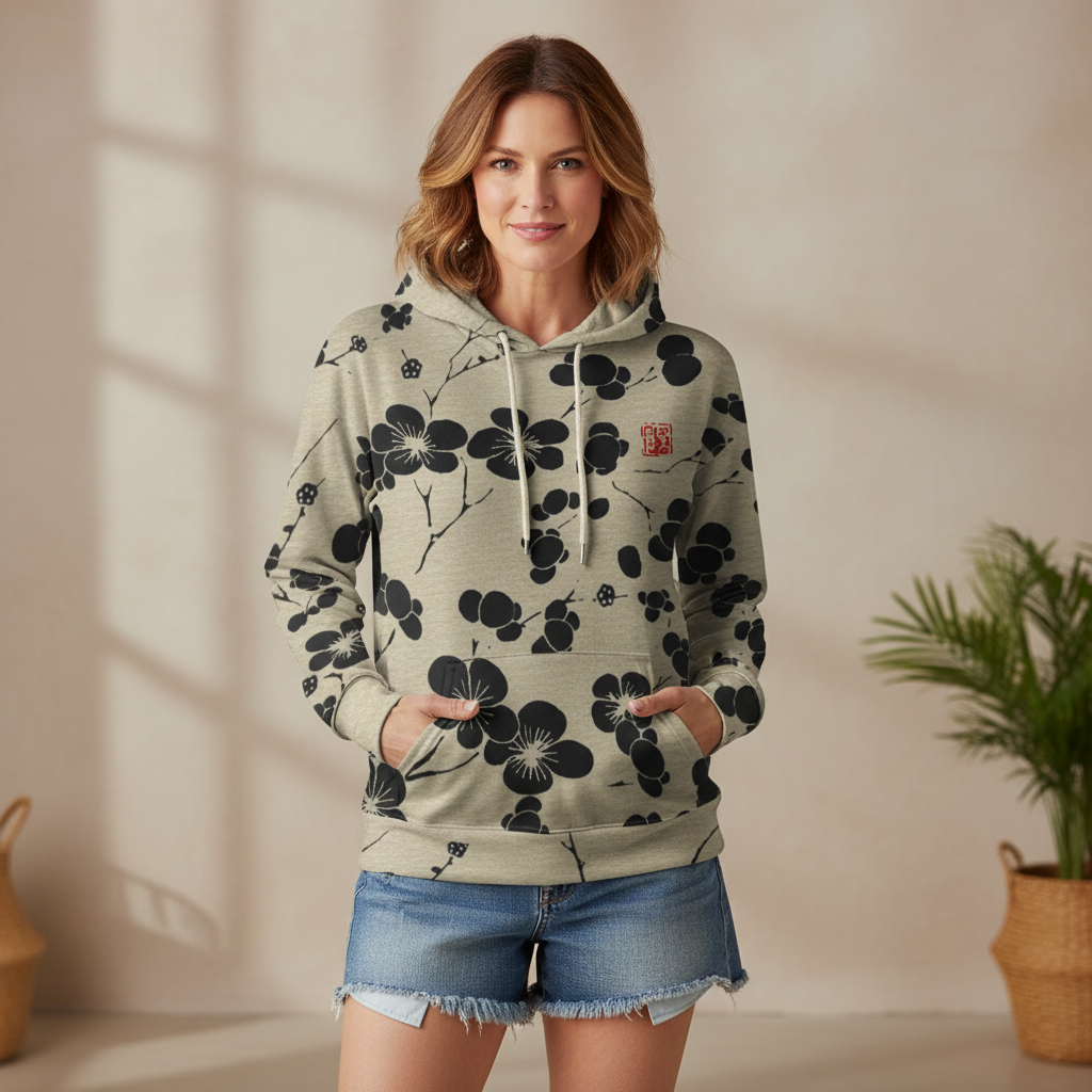 Damaris | Unisex Oversized Fleece Hoodie with Kangaroo Pocket - Casual Pullover Sweatshirt