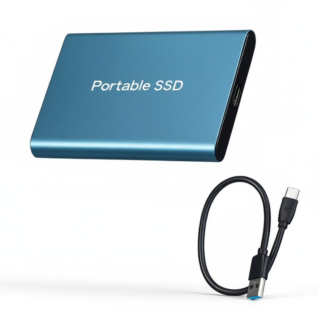 UltraVault External SSD – Blazing Fast 4K Storage with Up to 30TB & 1050MB/s Speed Blue