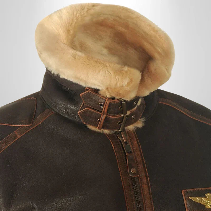 Ranches | Exclusive Aviator Jacket with Fur Collar