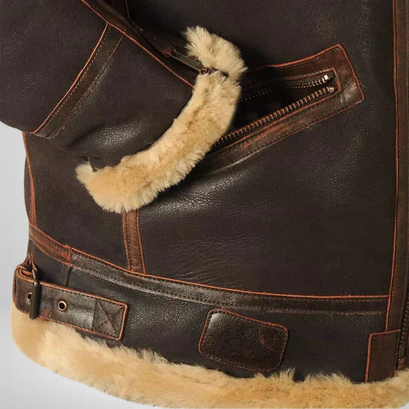 Ranches | Exclusive Aviator Jacket with Fur Collar