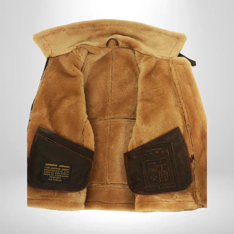 Ranches | Exclusive Aviator Jacket with Fur Collar