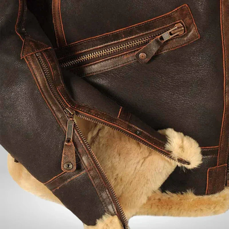 Ranches | Exclusive Aviator Jacket with Fur Collar