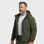 Marmari | Waterproof Softshell Jacket - Fleece Lined Green