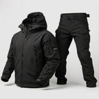 Hermosa | Waterproof Softshell Jacket & Pants Set - Fleece lined - 17 Pockets Black