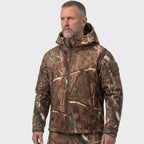 Hommes | Waterproof Softshell Jacket - Tree Camo - Fleece Lined Tree camo