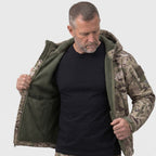 Wilshire | Waterproof Softshell Jacket - Camo - Fleece Lined
