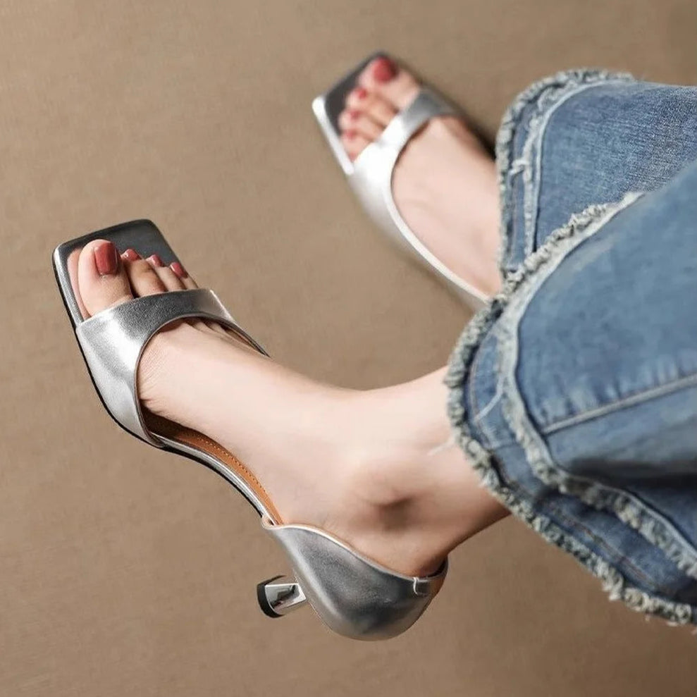 Zahara | Valenti Leather Heels – Chic Artisan Craft & Refined Slimming Silhouette