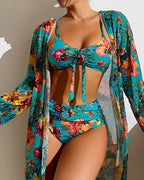 Women’s Summer Bikini Set – High-Resilience Flex-Fiber, Sculpted Minimalist Cut & Radiant Oceanic Majesty blue