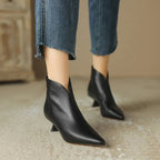 Vela | Women's Vanguar Boots – Chic Artisan Craft & Refined Slimming Silhouette