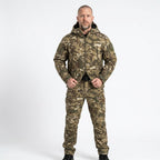 Figueral | Waterproof Softshell Jacket & Pants Set - Camo - 17 Pockets