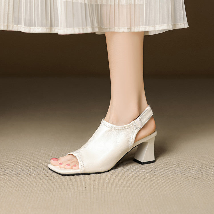 Velra | Genuine Leather Slingback Heels – Luxury Designer Pointed Pumps & Slimming Classic Kitten Shoes White