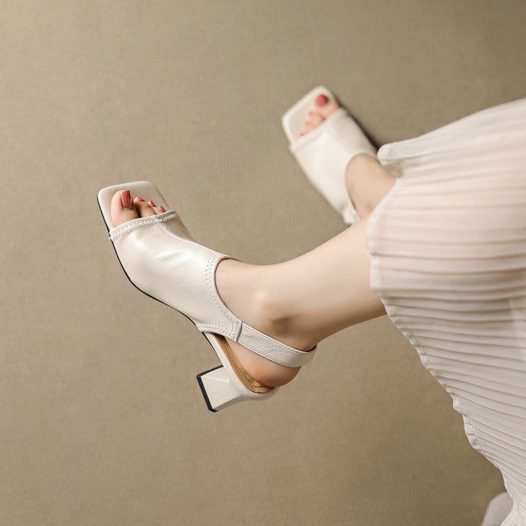 Velra | Genuine Leather Slingback Heels – Luxury Designer Pointed Pumps & Slimming Classic Kitten Shoes