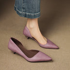 Vienna | Women’s Genuine Leather Heels – Chic Artisan Stiletto & Refined Slimming Silhouette (Copy) Purple