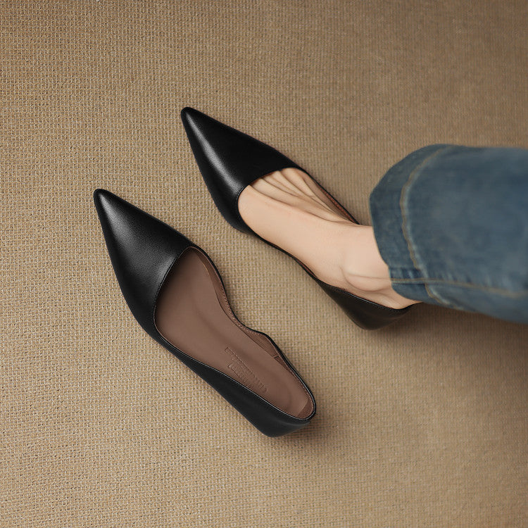 Vienna | Women’s Genuine Leather Heels – Chic Artisan Stiletto & Refined Slimming Silhouette (Copy) Black