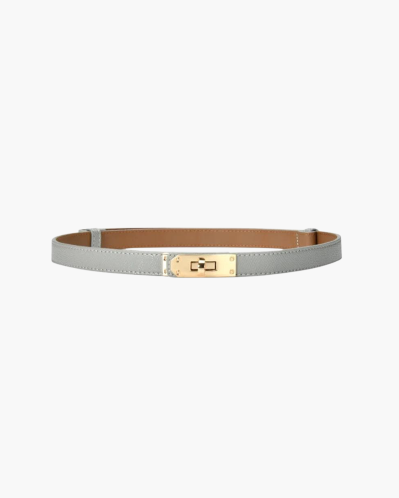 Vela | Vintage Slim Belt – Luxury Designer Leather Waistband & Tailored Minimalist Dress Accessory