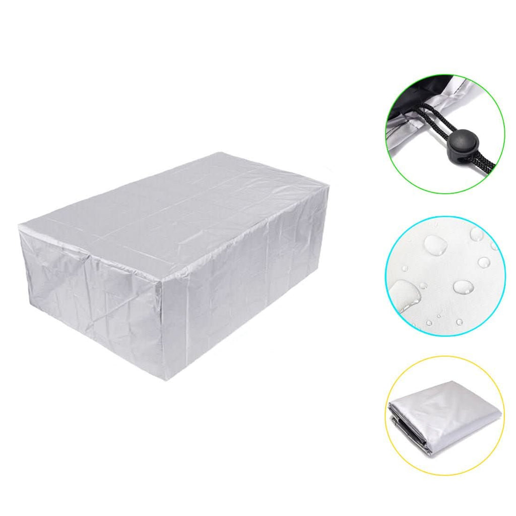 Waterproof garden furniture cover – Year-round weather protection silver