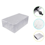 Waterproof garden furniture cover – Year-round weather protection silver