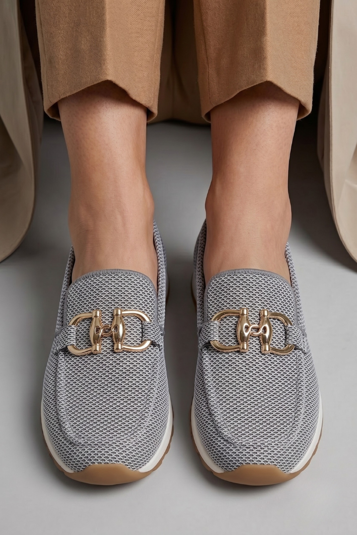 Umami | Women's Loafers with Insole for All-Day Comfort Grey