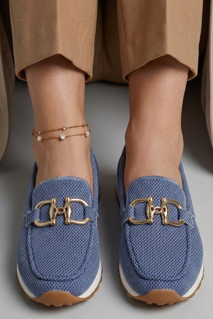 Umami | Women's Loafers with Insole for All-Day Comfort Blue