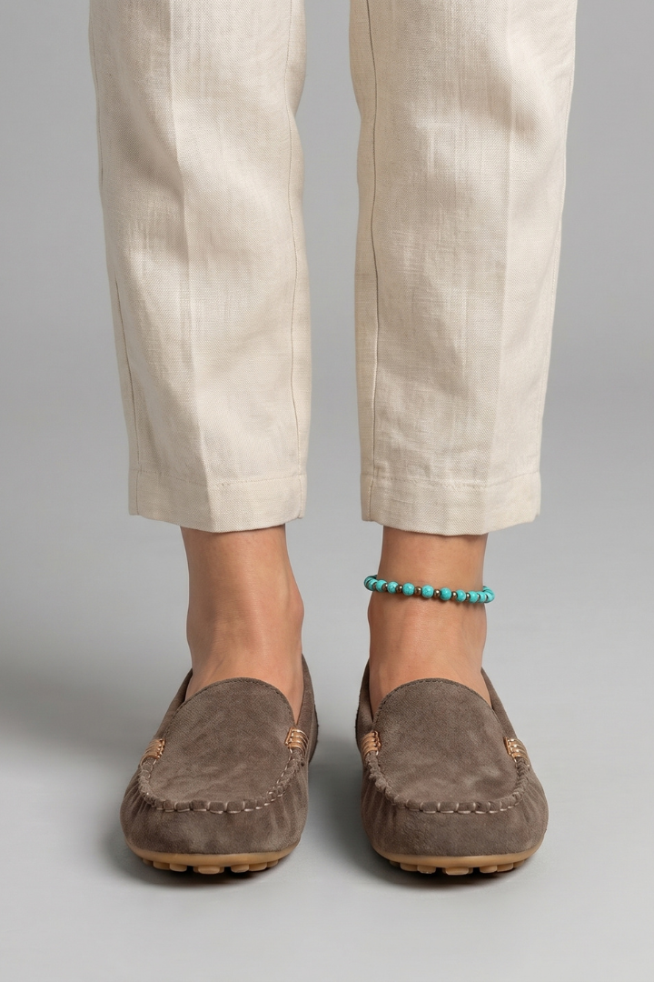 Tasana | Women's Loafers with Slip-On Design for Everyday Wear Grey
