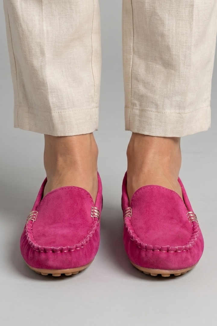 Tasana | Women's Loafers with Slip-On Design for Everyday Wear Pink