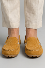 Tasana | Women's Loafers with Slip-On Design for Everyday Wear Yellow