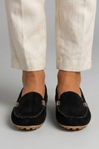 Tasana | Women's Loafers with Slip-On Design for Everyday Wear Black