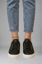 Women's Trainers with Flat Rubber Outsole for Everyday Wear