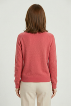 Amore | Women's V-Neck Button-Front Cardigan - Soft Knit Sweater