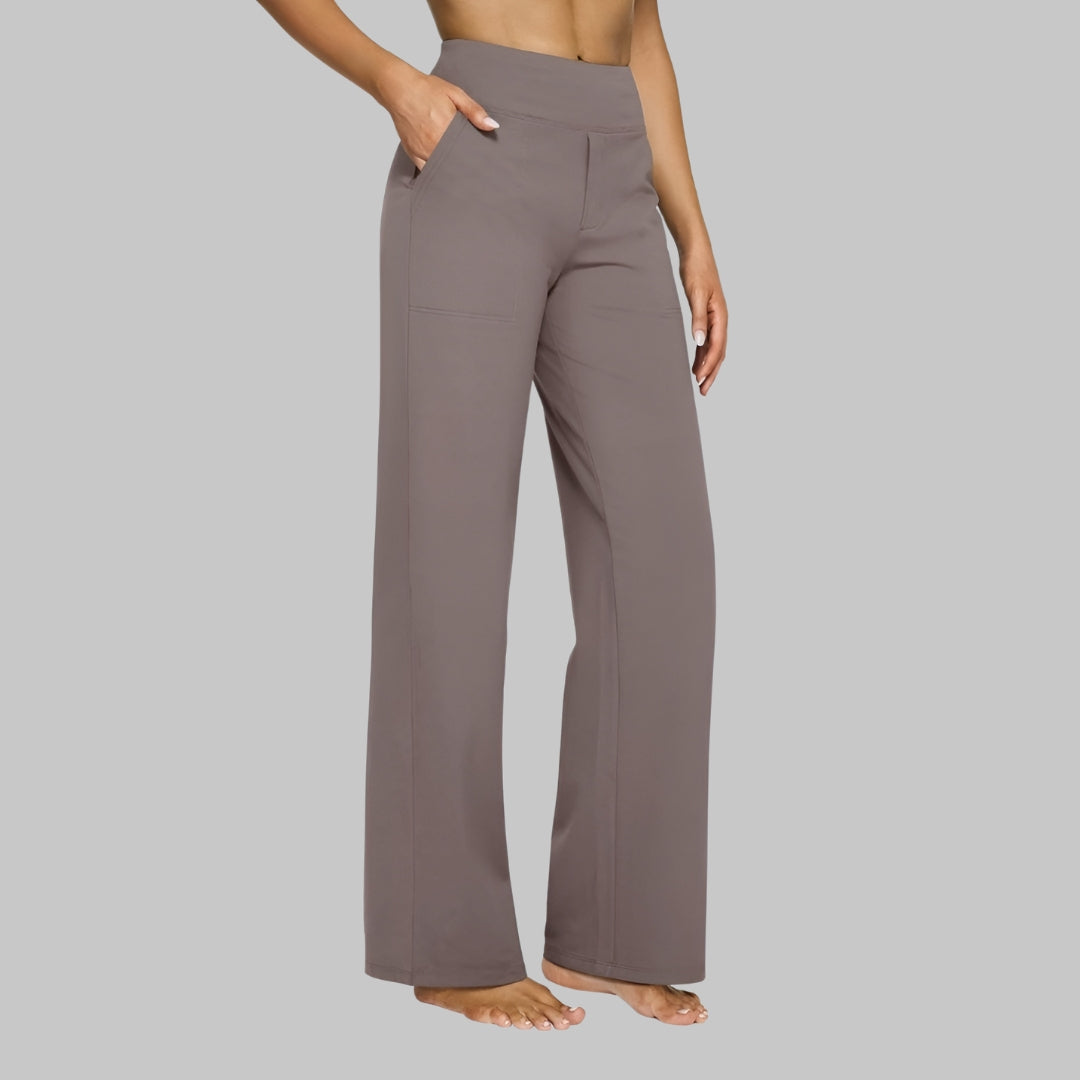 Women's Comfortable Stretch Pants For Everyday Life With Flexibility Taupe