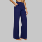 Women's Comfortable Stretch Pants For Everyday Life With Flexibility Blue