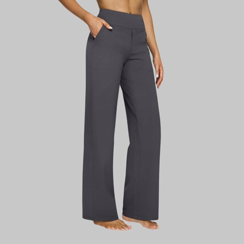 Women's Comfortable Stretch Pants For Everyday Life With Flexibility Gray