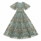 Damaris | Women's Dress - V-Neck & Slimming Waist