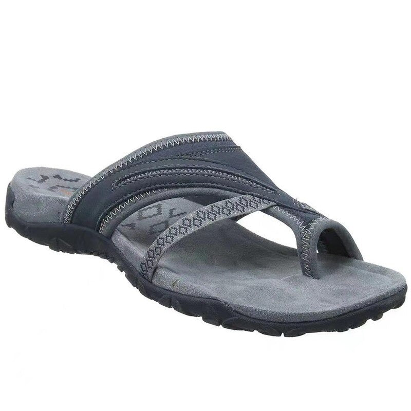 Women's Flip Flops Ultralight Comfortable Fit Summer grey