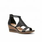 Women's Heeled Leather Sandals Summer Style