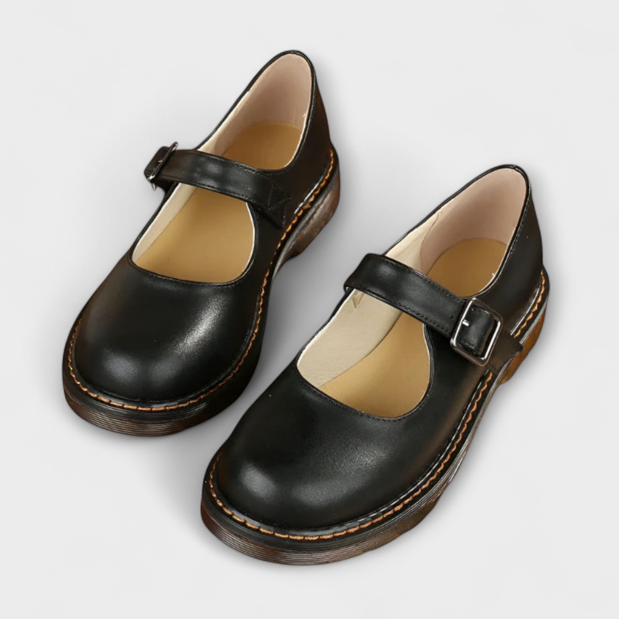 Chloé | Women’s Mary Jane Shoes With Buckle Strap And Flat Sole Black