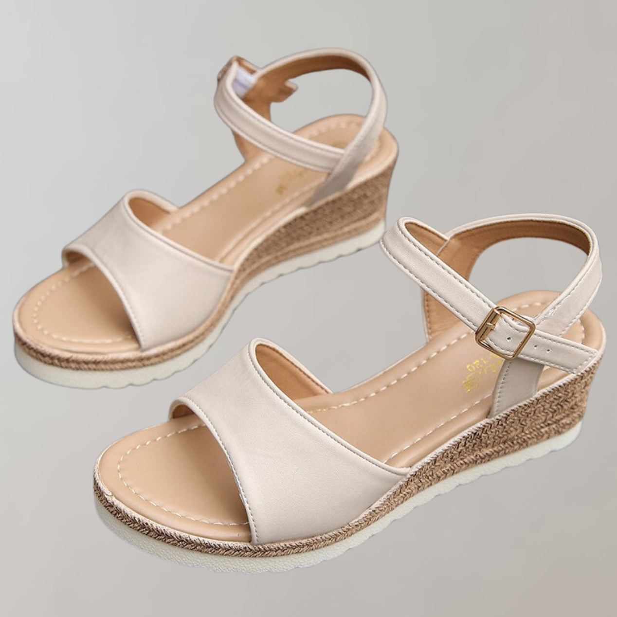 Bersh | Women's Wedge Sandals - Adjustable Straps Breathable – Chic Artisan Craft & Refined Slimming Silhouette