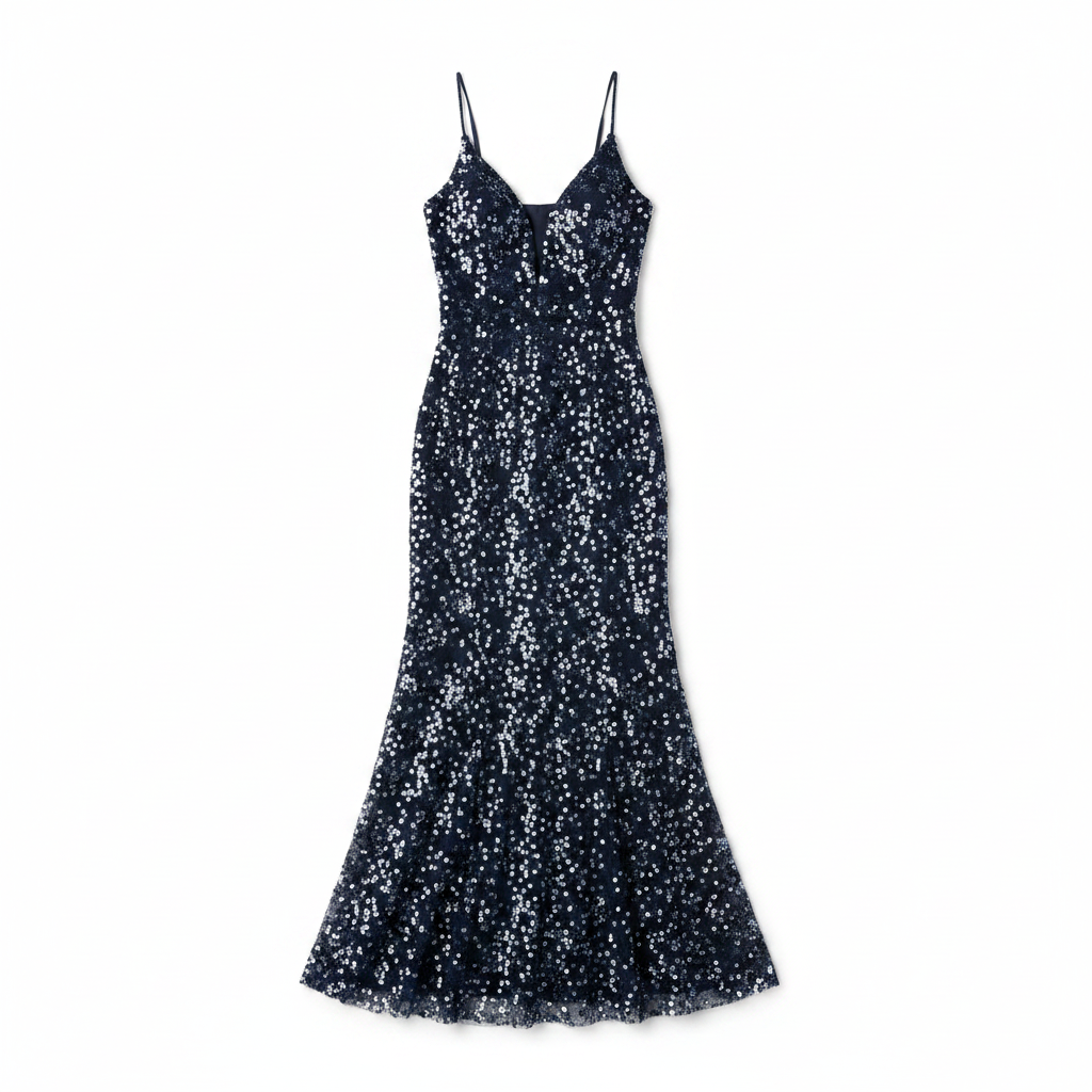 Luna | Women's Sequin Maxi Dress – Elegant, Fitted & Floor-Length Gown for Formal Events