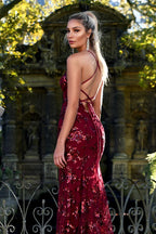 Luna | Women's Sequin Maxi Dress – Elegant, Fitted & Floor-Length Gown for Formal Events