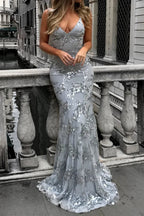 Luna | Women's Sequin Maxi Dress – Elegant, Fitted & Floor-Length Gown for Formal Events