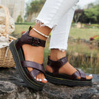 Vena | Women’s Sporty Sandals – High-Performance Ergonomics & Active Lifestyle Comfort Burgundy