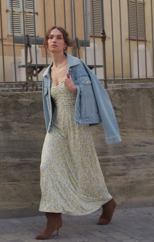 Parsha | Women's Maxi Dress Faya disty for Casual wear