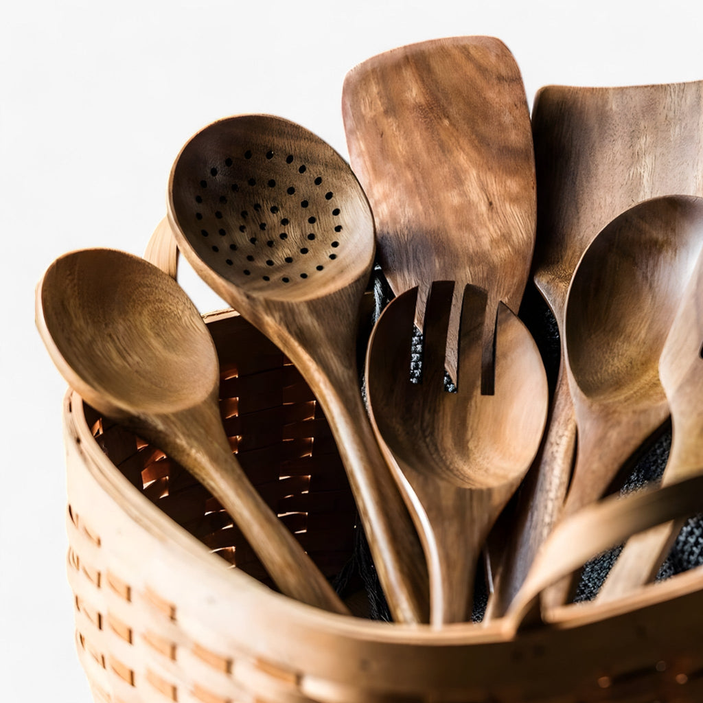 Wooden kitchen set | Sustainable and elegant