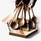 Wooden kitchen set | Sustainable and elegant