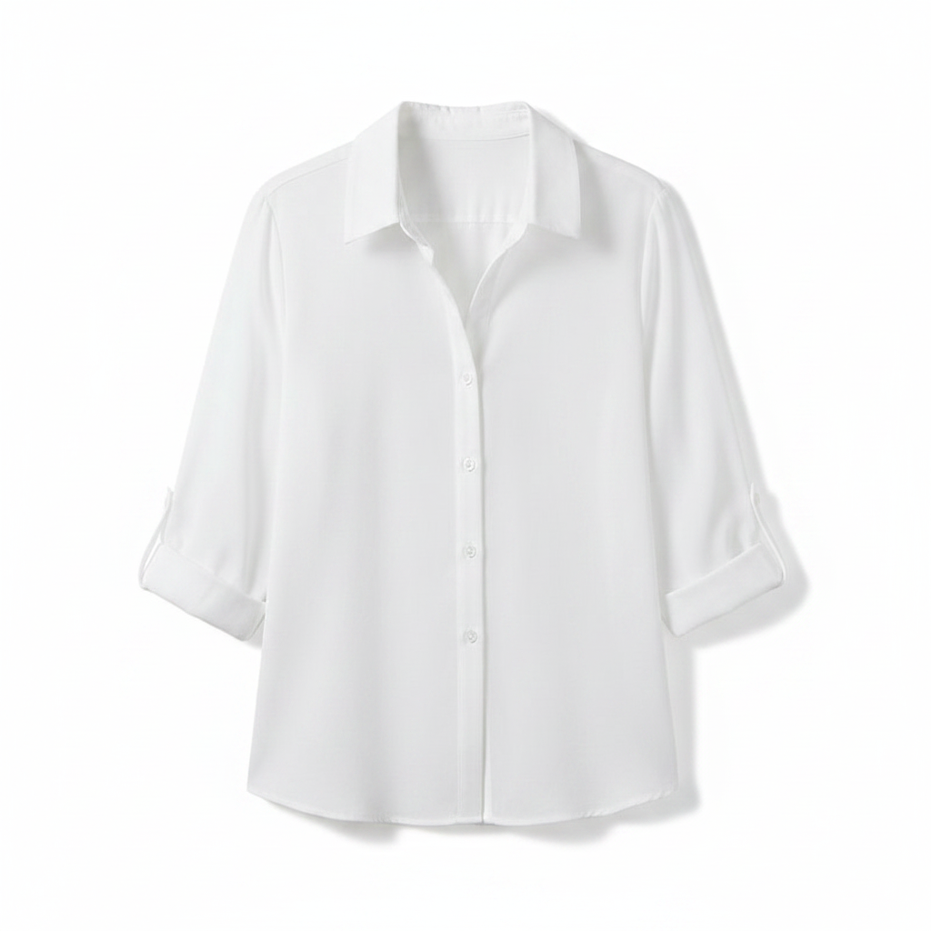 Amore | Women’s Sophisticated Blouse – Architectural Fluidity & Contemporary Tailored Fit
