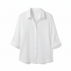 Amore | Women’s Sophisticated Blouse – Architectural Fluidity & Contemporary Tailored Fit