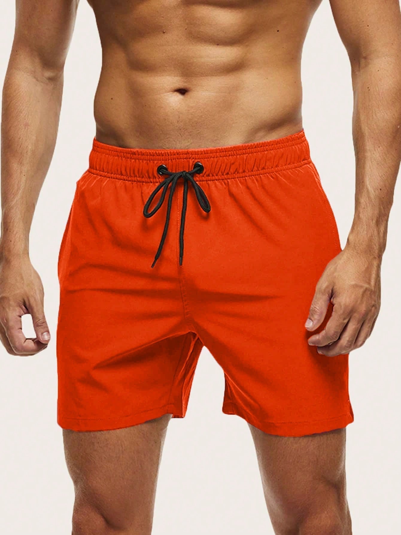 Calico | Men’s Swim Shorts with Quick-Drying and Flexible Wearing Comfort Orange