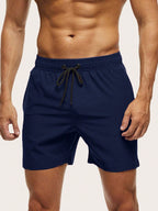 Calico | Men’s Swim Shorts with Quick-Drying and Flexible Wearing Comfort Dark Blue