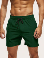 Calico | Men’s Swim Shorts with Quick-Drying and Flexible Wearing Comfort Dark Green